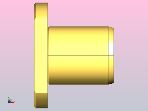 WYPN两面切割法兰型无油衬套[WYPNP-d16-L30]前视缩略图