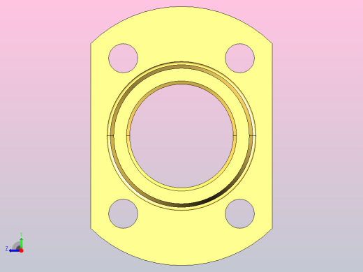 WYPN两面切割法兰型无油衬套[WYPNP-d16-L30]右视缩略图