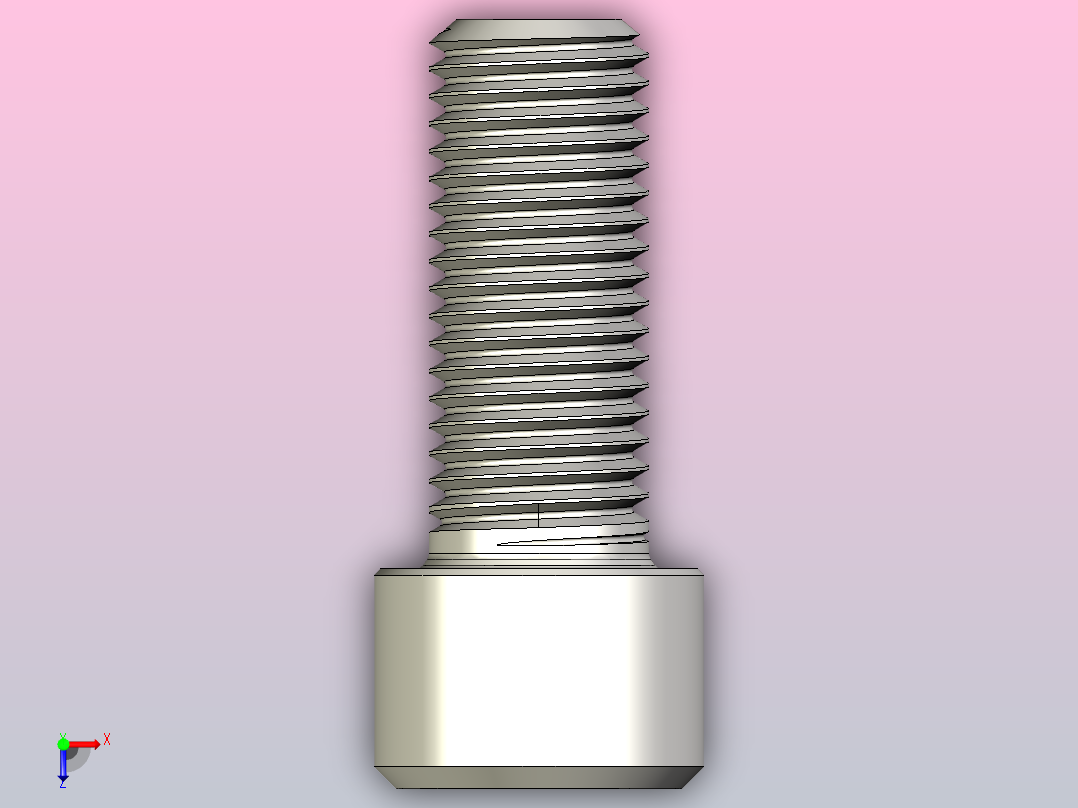 DIN_EN_ISO_4762_M20x50.ipt内六角螺钉俯视图