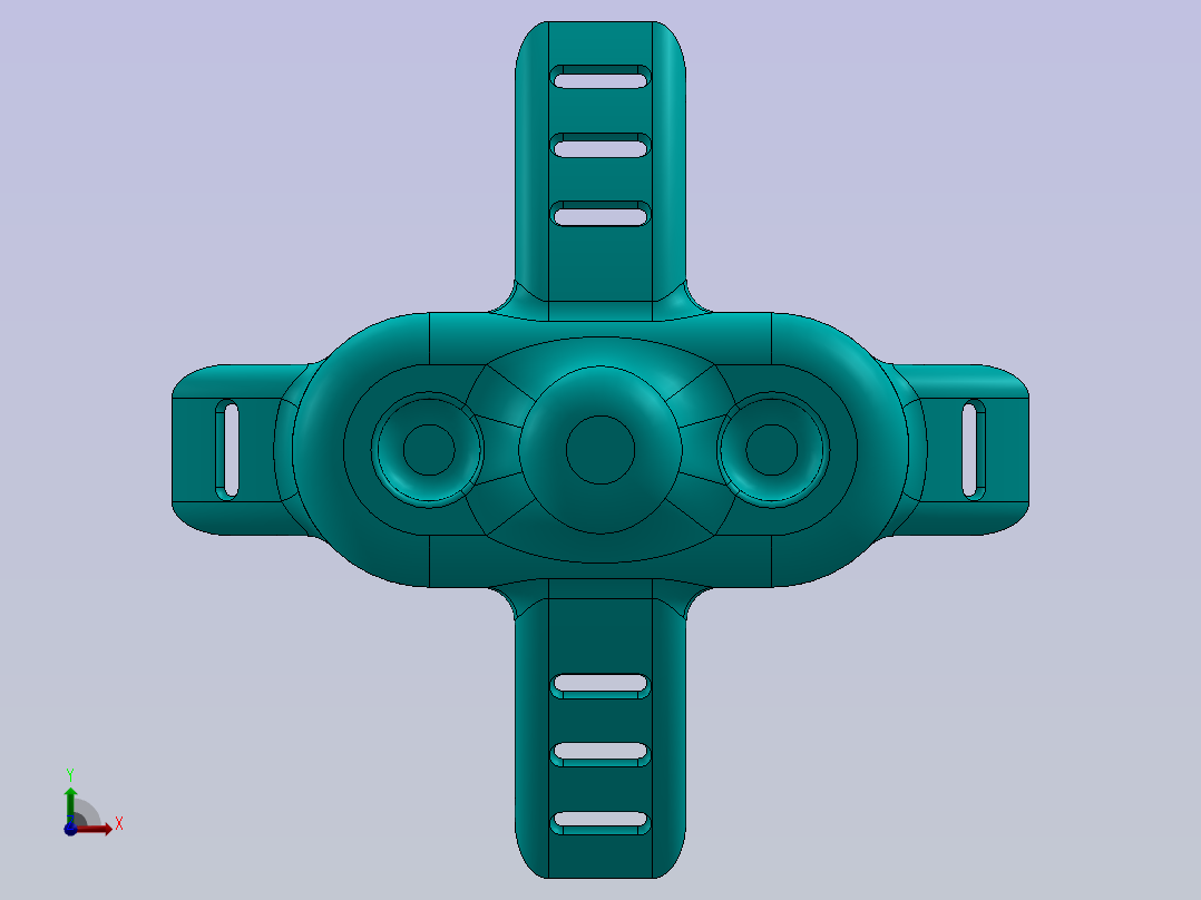 SolidWorks实践部件前视图