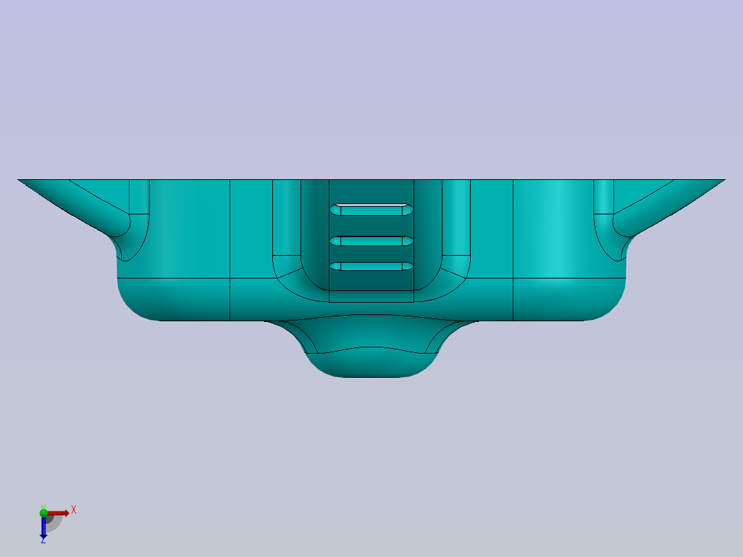 SolidWorks实践部件俯视图