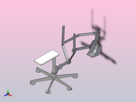 挖掘机的玩具