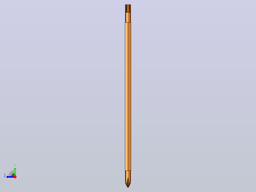 螺丝工具零件1右视图
