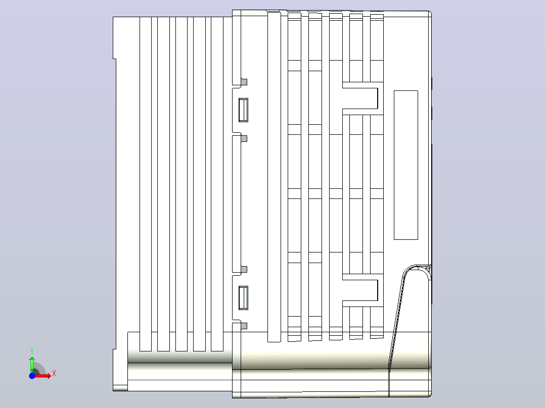 变频器A025前视图