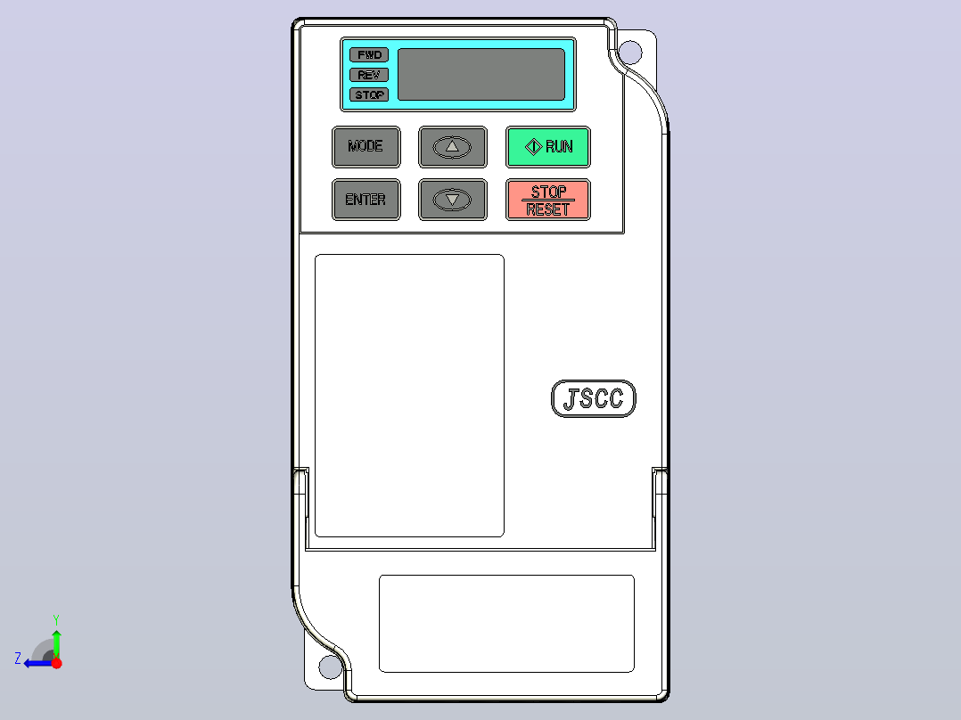变频器A025右视图