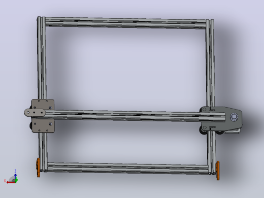 顶部框架轴3D打印机