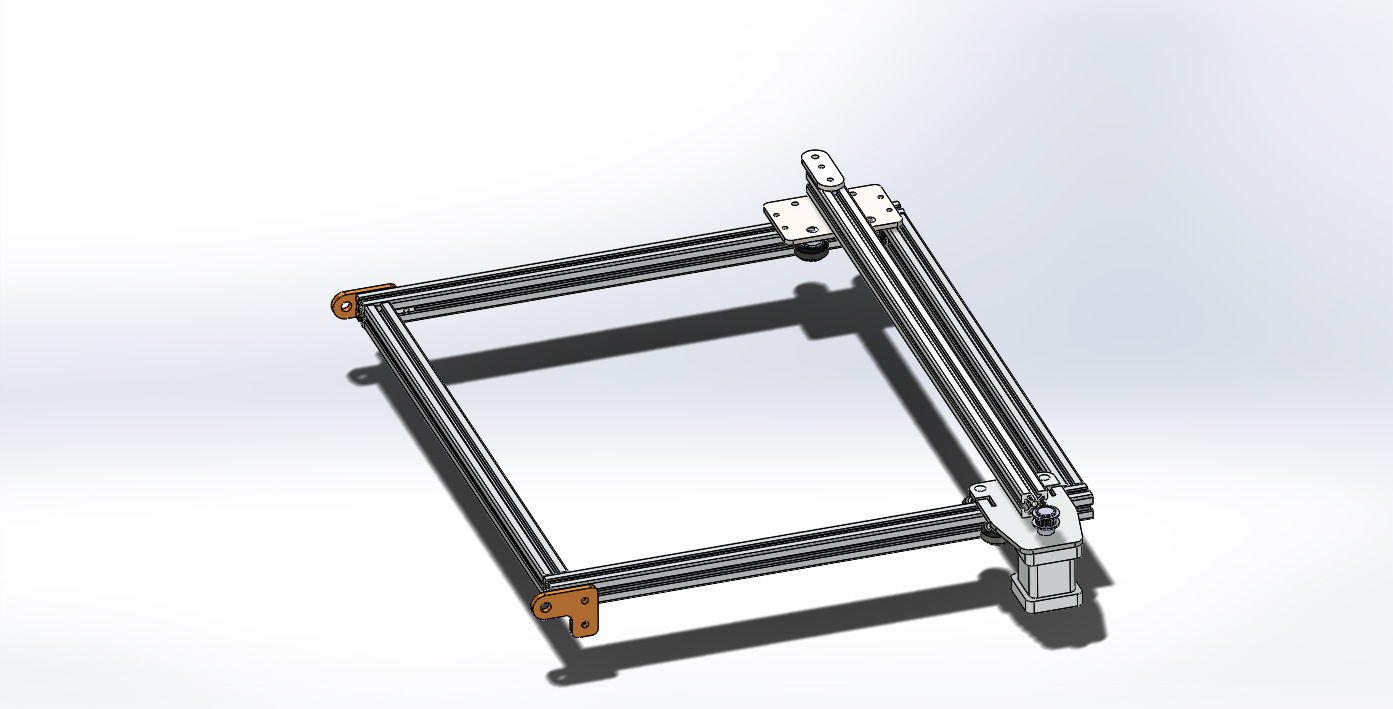 顶部框架轴3D打印机