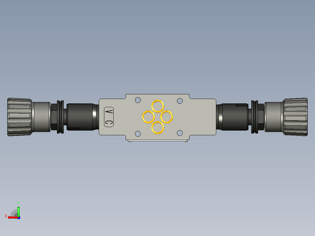 Z2DB6VC-4XJ叠加式溢流阀后视图