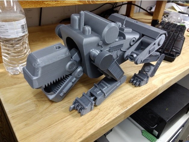 装甲机械狗造型3D打印图纸 STL格式