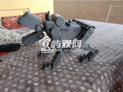 装甲机械狗造型3D打印图纸 STL格式缩略图