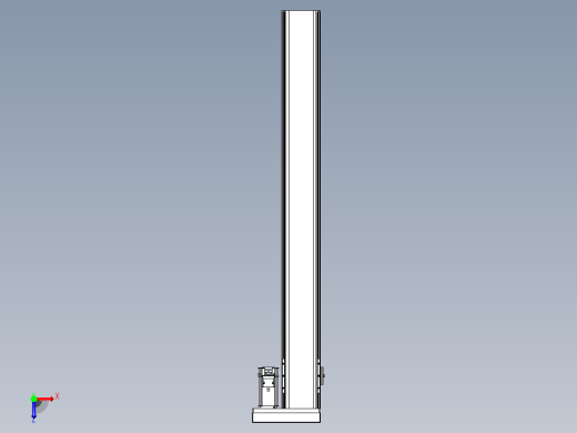 日规模组半封闭丝杆TPA-HNR-110D-1610C-L950-ML-Y-P40-N3俯视缩略图