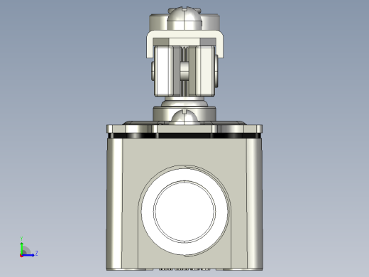 YBLX-K3_20S_T行程开关三维模型202104左视缩略图