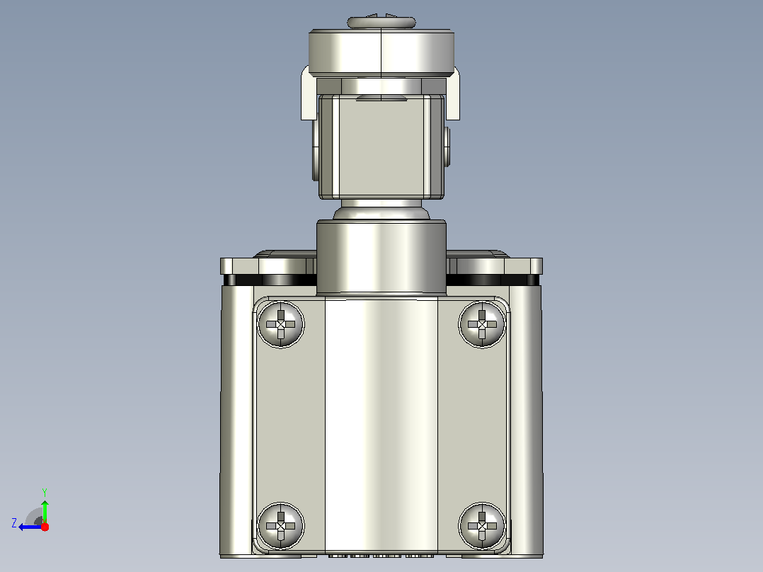 YBLX-K3_20S_T行程开关三维模型202104右视图