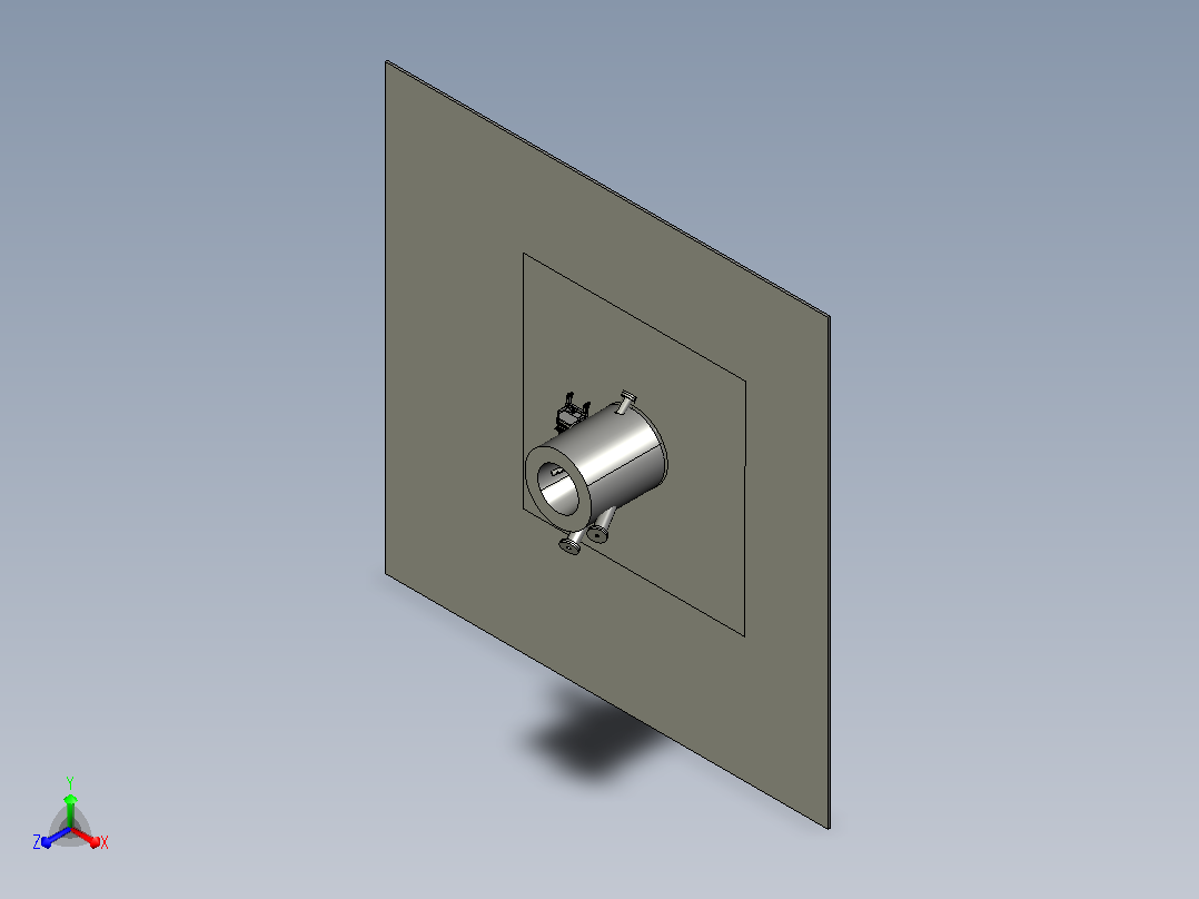 反应堆清洗系统正等轴测图