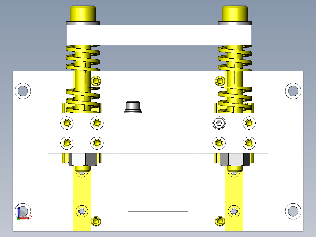 薄膜压接治具前视图