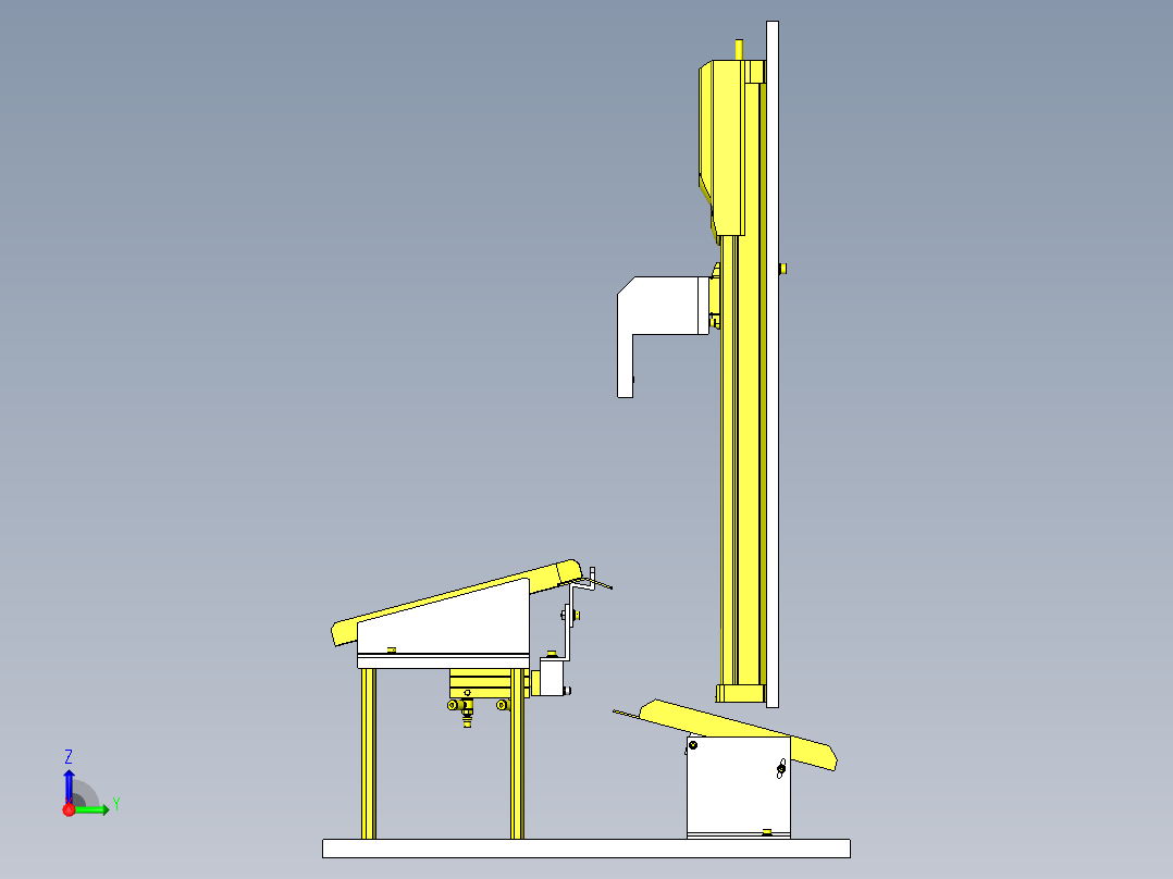 NG工件引入机构右视图
