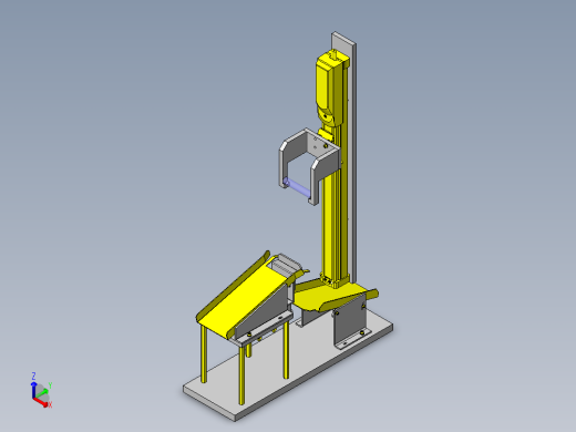 NG工件引入机构正等轴测缩略图
