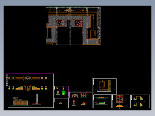五套采光井做法详图 地下车库
