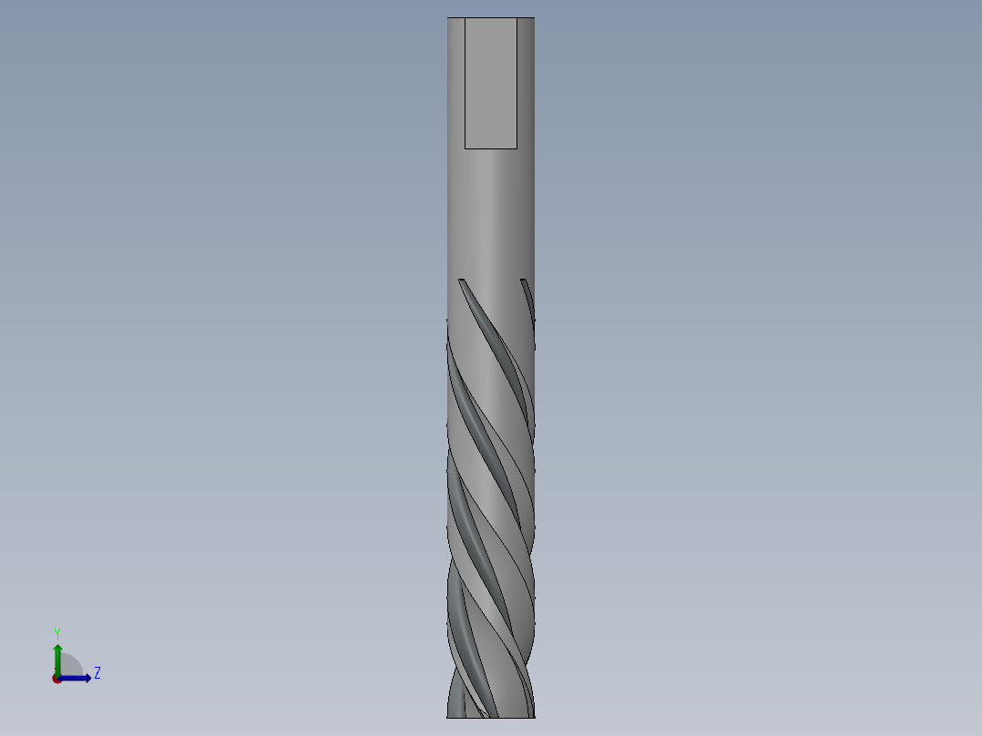 铣刀洗刀钻头机床刀具花键铣削刀具11左视图