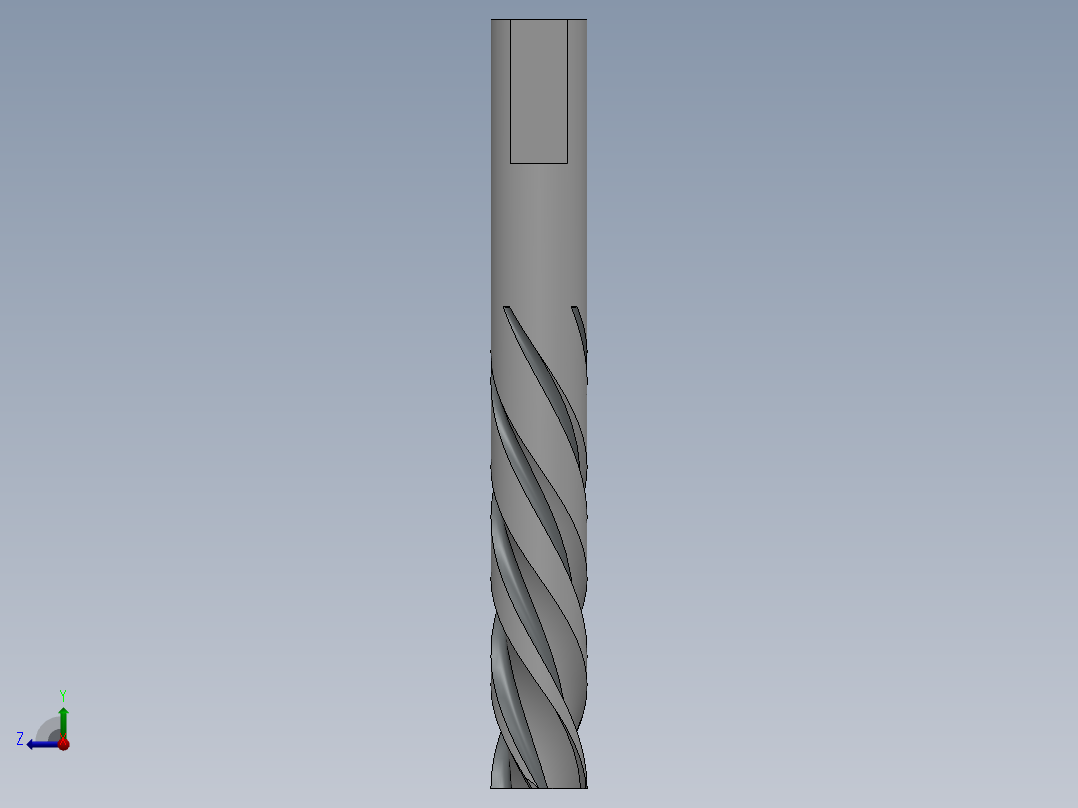 铣刀洗刀钻头机床刀具花键铣削刀具11右视图