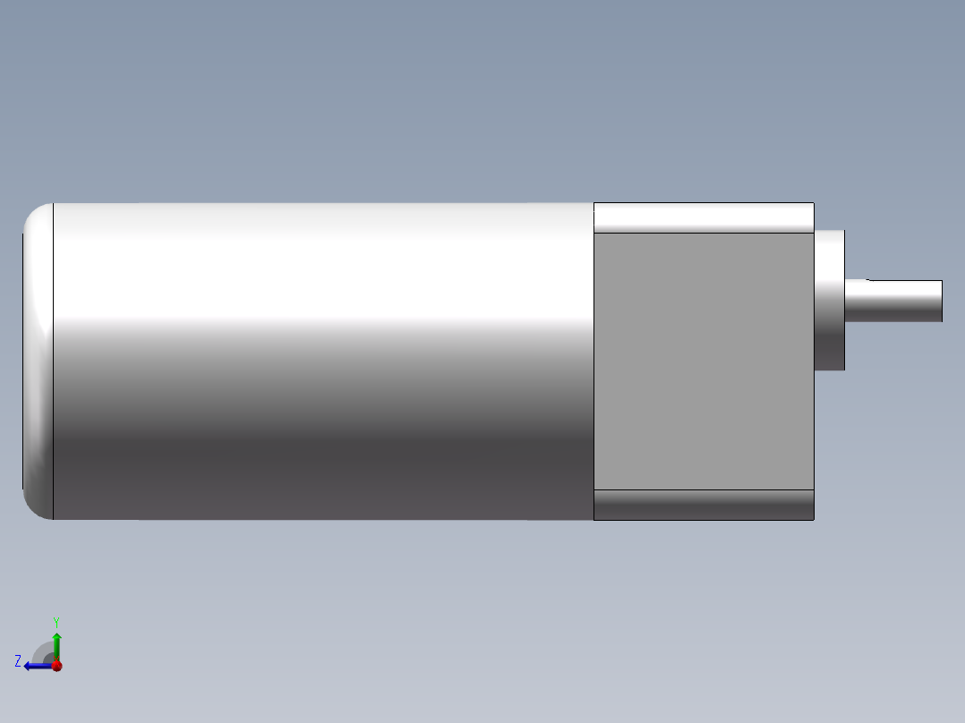 6ik-180W 中大电机调速电机右视图