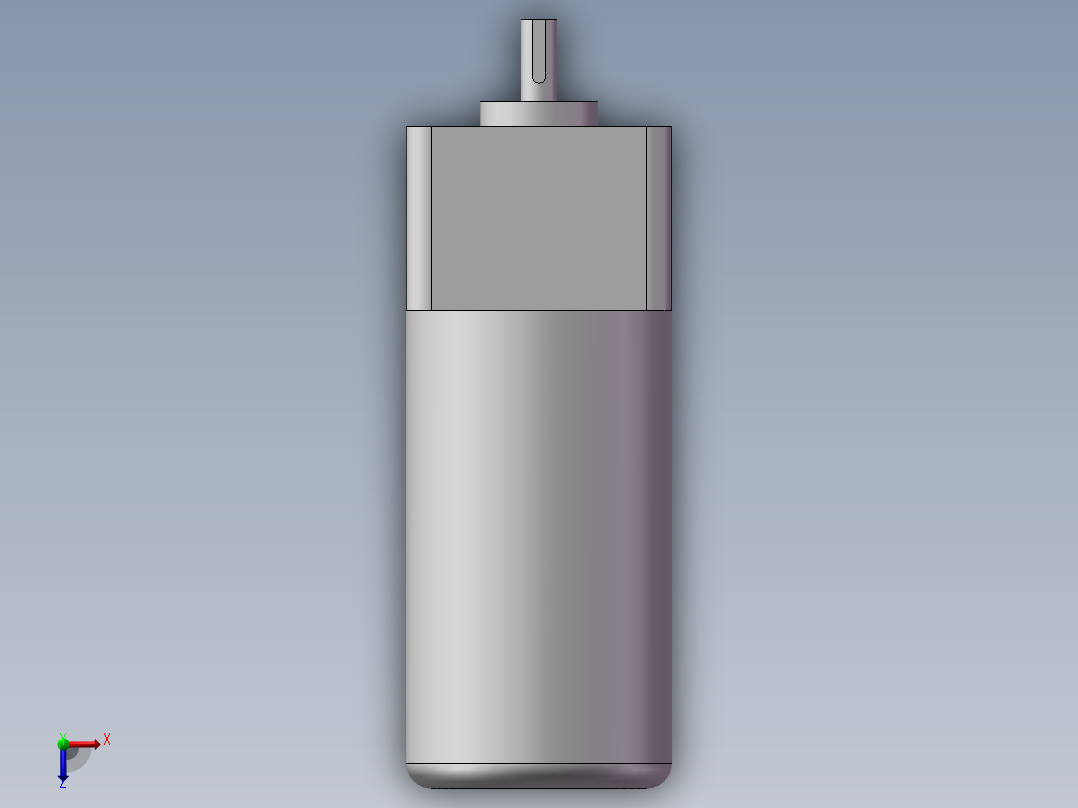 6ik-180W 中大电机调速电机俯视图