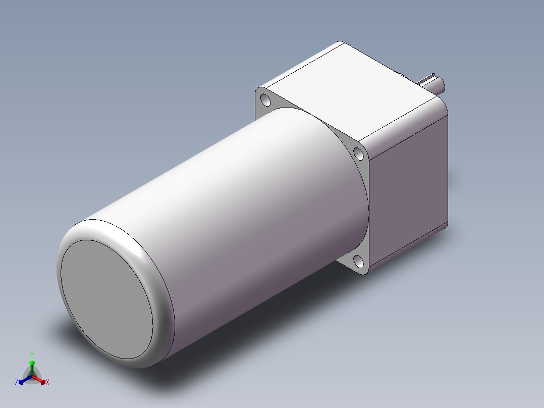 6ik-180W 中大电机调速电机正等轴测图