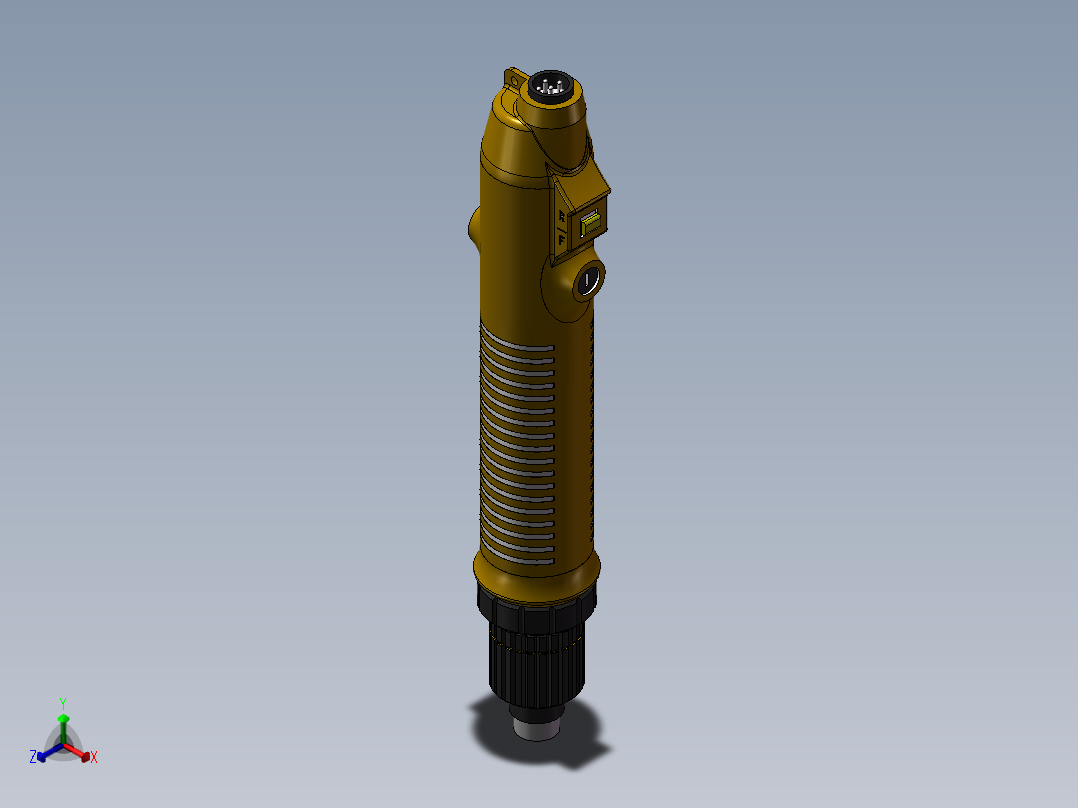 电笔正等轴测图