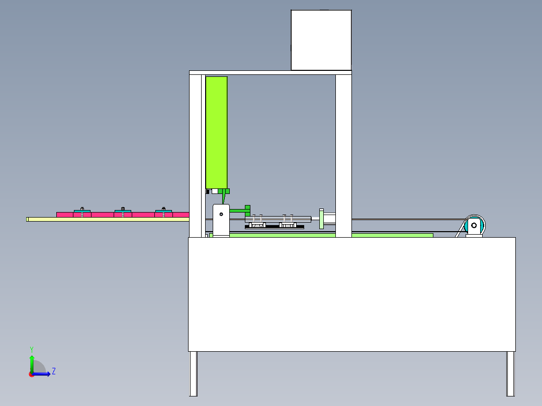F钉自动排钉机设计(全部结清）左视图