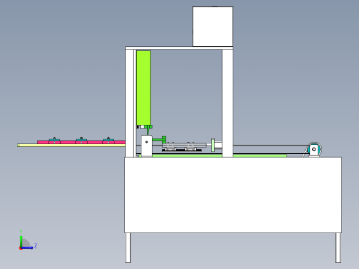 F钉自动排钉机设计(全部结清）左视缩略图
