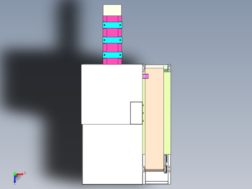 F钉自动排钉机设计(全部结清）俯视缩略图