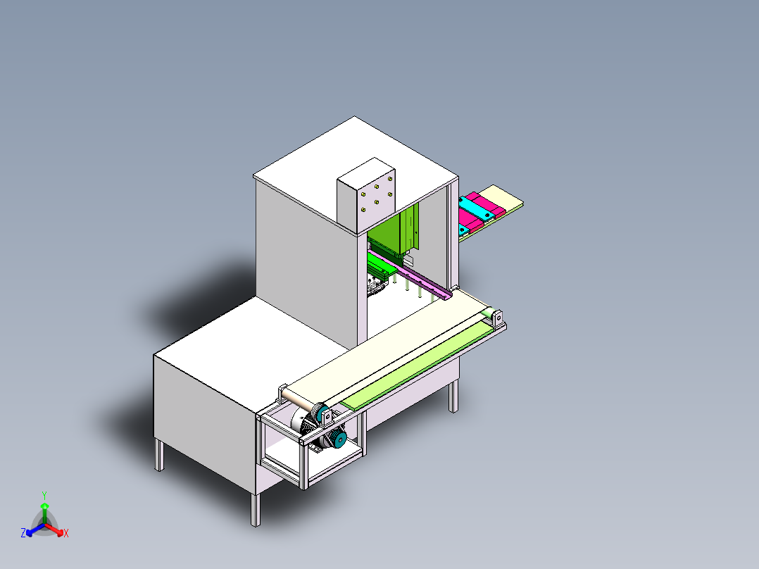 F钉自动排钉机设计(全部结清）正等轴测图