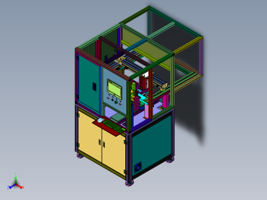 电路板自动搬运多轴打螺丝设备