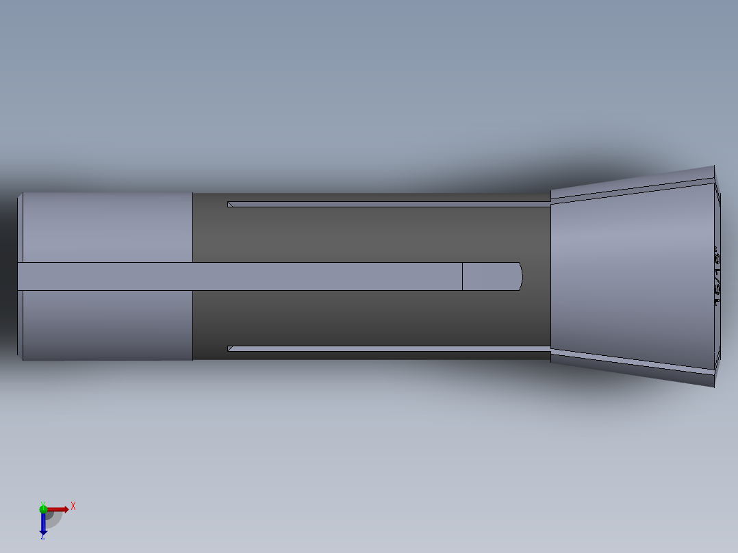 R8-夹头组-R8 COLLET 0.9375.SLDPRT俯视图