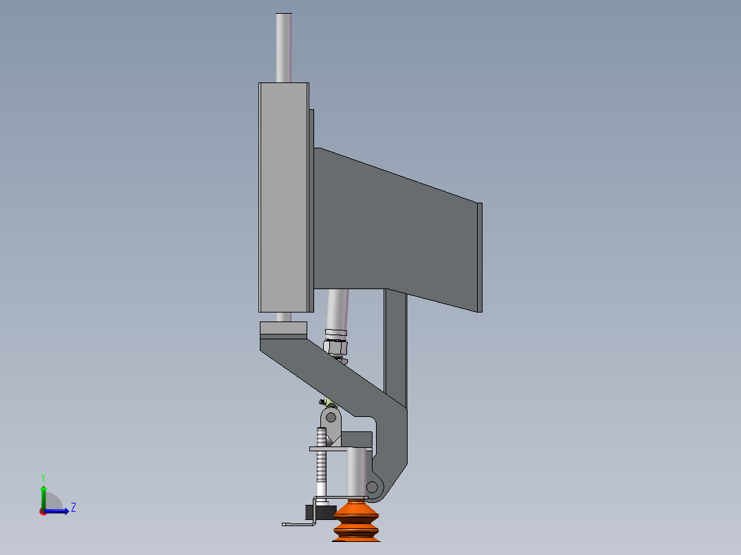 取袋器机构左视图