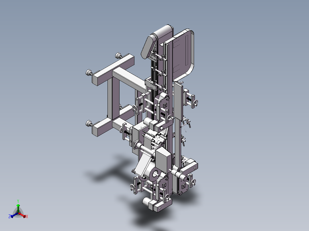 瓶式贴标机3 非标自动化机械3D素材