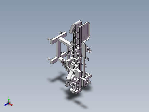 瓶式贴标机3 非标自动化机械3D素材正等轴测缩略图