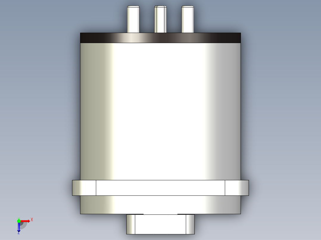 xlr连接器公头俯视图