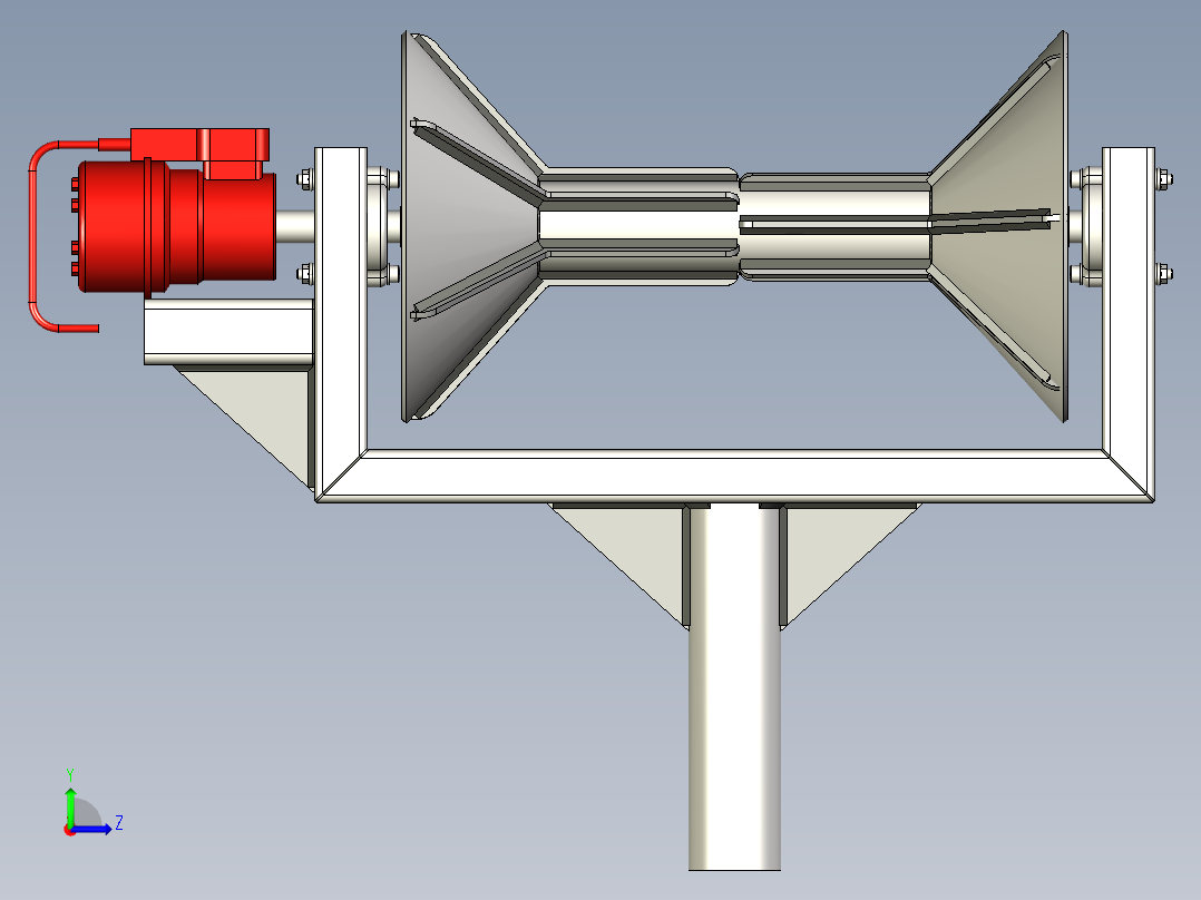 鱼绞车 505--igs stp左视图