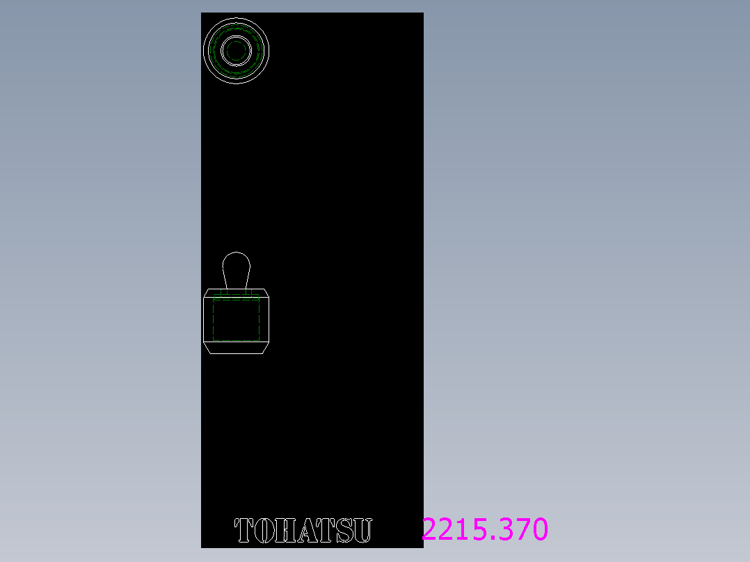 側向式定位柱(塑膠梢B)2215-2D多系列多零件图纸模型