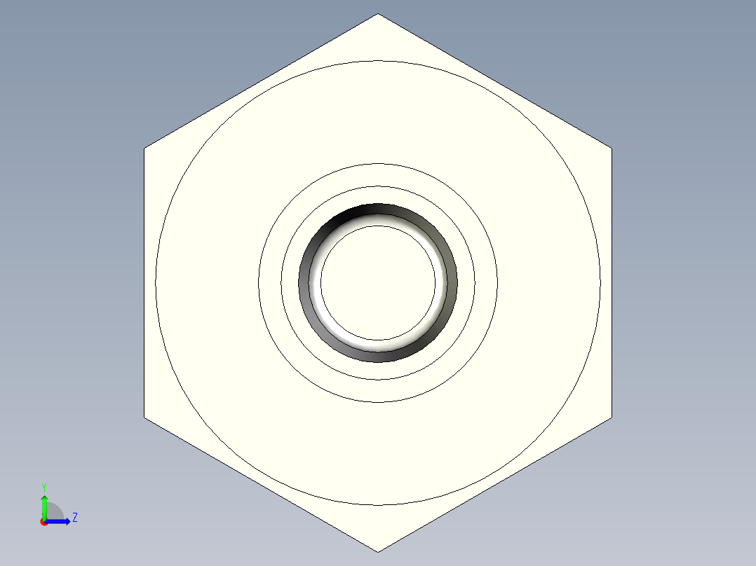 油箱塞頭TN-3D多系列多零件图纸模型左视图