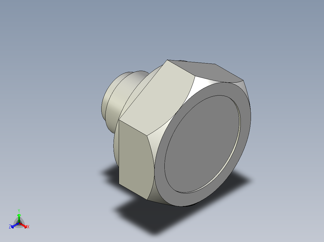 油箱塞頭TN-3D多系列多零件图纸模型正等轴测图