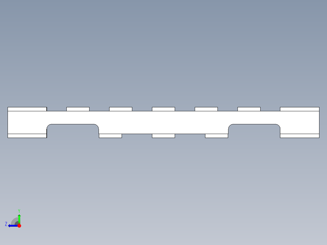 托盘 设计模型 (22)右视图