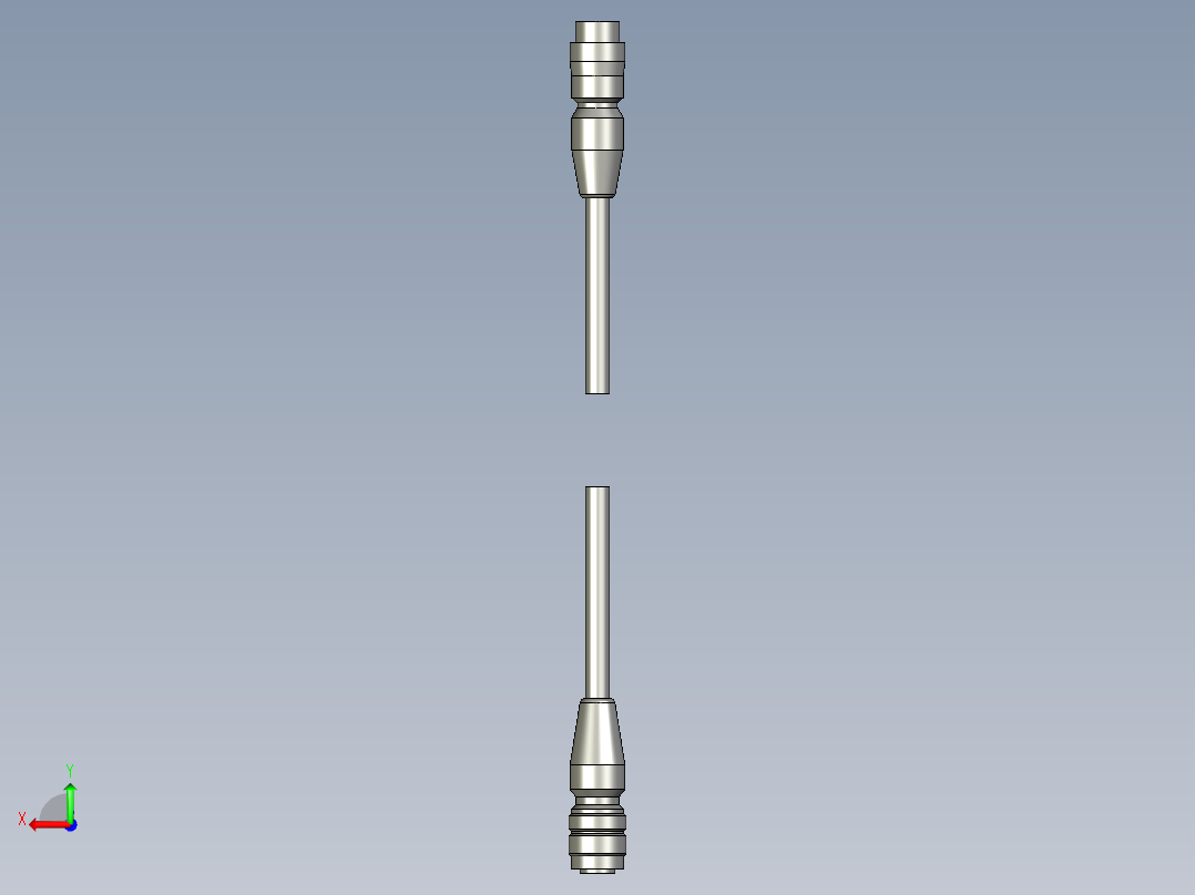 基恩士LS7_camera-cable_kc图纸模型后视图