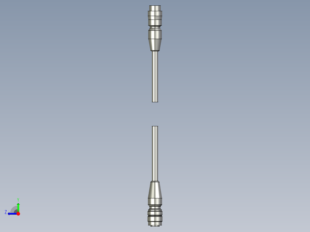 基恩士LS7_camera-cable_kc图纸模型右视图