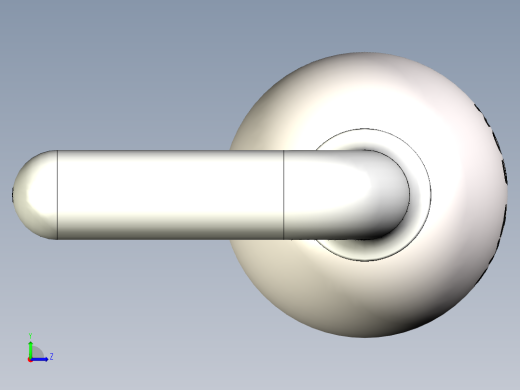 SOD-64型二极管外壳，本体4.2 x d4.3毫米，引线直径1.35毫米左视缩略图