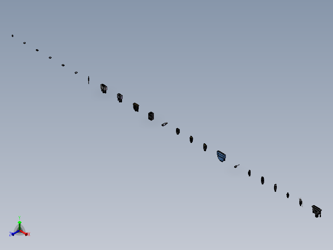 USB网线等电器接头集合