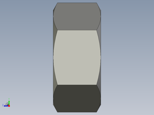 M8 x 1.25mm Thread HEX NUT.STEP右视缩略图