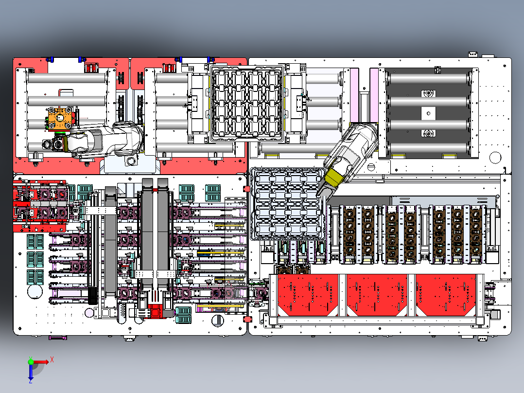 锁螺丝螺母设备sw23俯视图