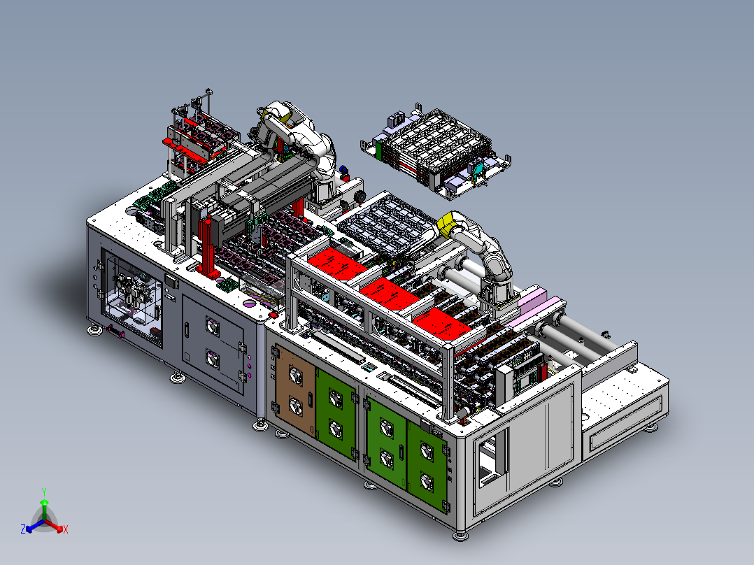 锁螺丝螺母设备sw23正等轴测图